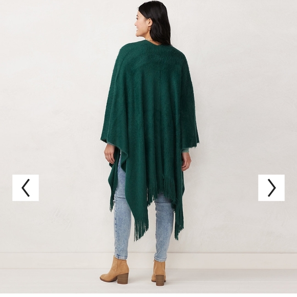 Lauren Conrad fringe blanket shawl - Picture 7 of 8